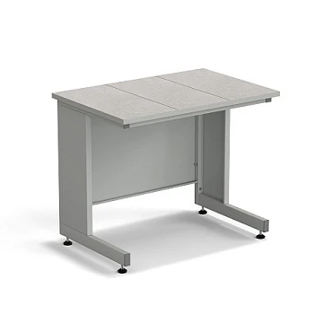 Стол пристенный ЭКРОС 900х600х750 мм, раб. поверхность - (керамика)