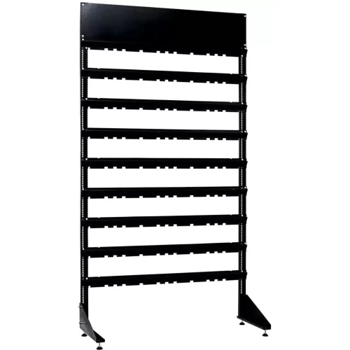 Стеллаж с пластиковыми ящиками 1801-0/0/8п G