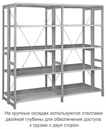 Стеллаж металлический ТСУ 4 (2000х1060х600) 7 (усиленный)